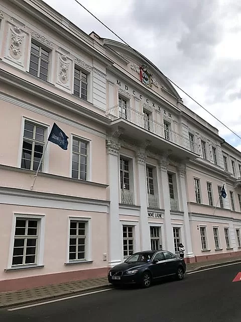Lázeňský dům Nové lázně- špaletová okna a dveře